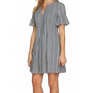 CeCe Gingham NWOT Pintuck A Line Dress sz 6